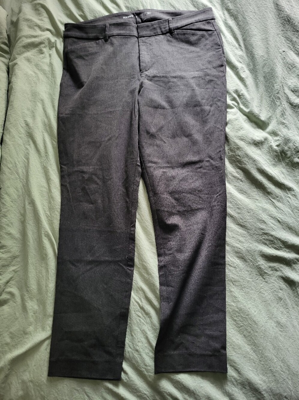 Old Navy High Rise Pixie Style Pants In Charcoal